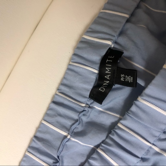 DYNAMITE Peplum Tube Top - Picture 2 of 2